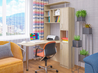 Стол компьютерный угловой СК-14,  2000*1100*1350   &mdash; Аэлита