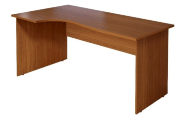 Стол криволинейный СМ5 Монолит 1404х904(704)х756 левый &mdash; Аэлита