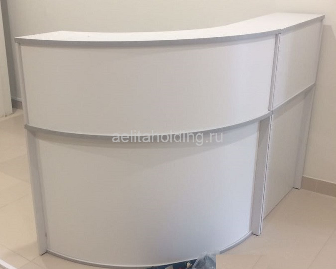 Стойка ресепшн Эдем 1600х900х1170 Пепел