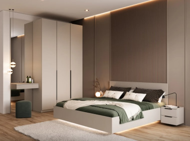 Шкаф распашной трехдверный Меренга &mdash; Аэлита