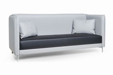 Офисный диван Графит низкий 3-х местный (без подушек-подлокотников) &mdash; Аэлита