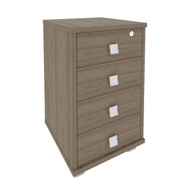 Тумба подкатная (4 ящика,с замком) 420х450х714 &mdash; Аэлита