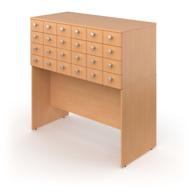 Шкаф АЭЛИТА картотечный 24 ящика для библиотек &mdash; Аэлита