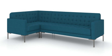 Офисный диван угловой Нэкст 2+У+1 (2060*1480) &mdash; Аэлита