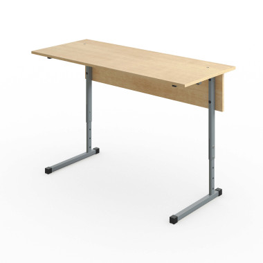 Стол ученический АЭЛИТА Комфорт 2-местный регулируемый, плоскоовальная труба &mdash; Аэлита