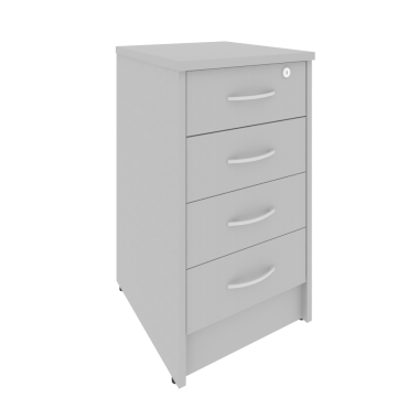 Тумба 412*450*750 приставная с 4 ящиками (с замком) Рива &mdash; Аэлита