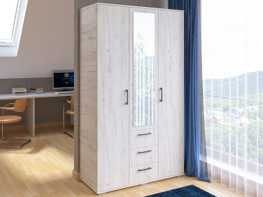 Шкаф распашной с зеркалом 2100х1200х540 &mdash; Аэлита